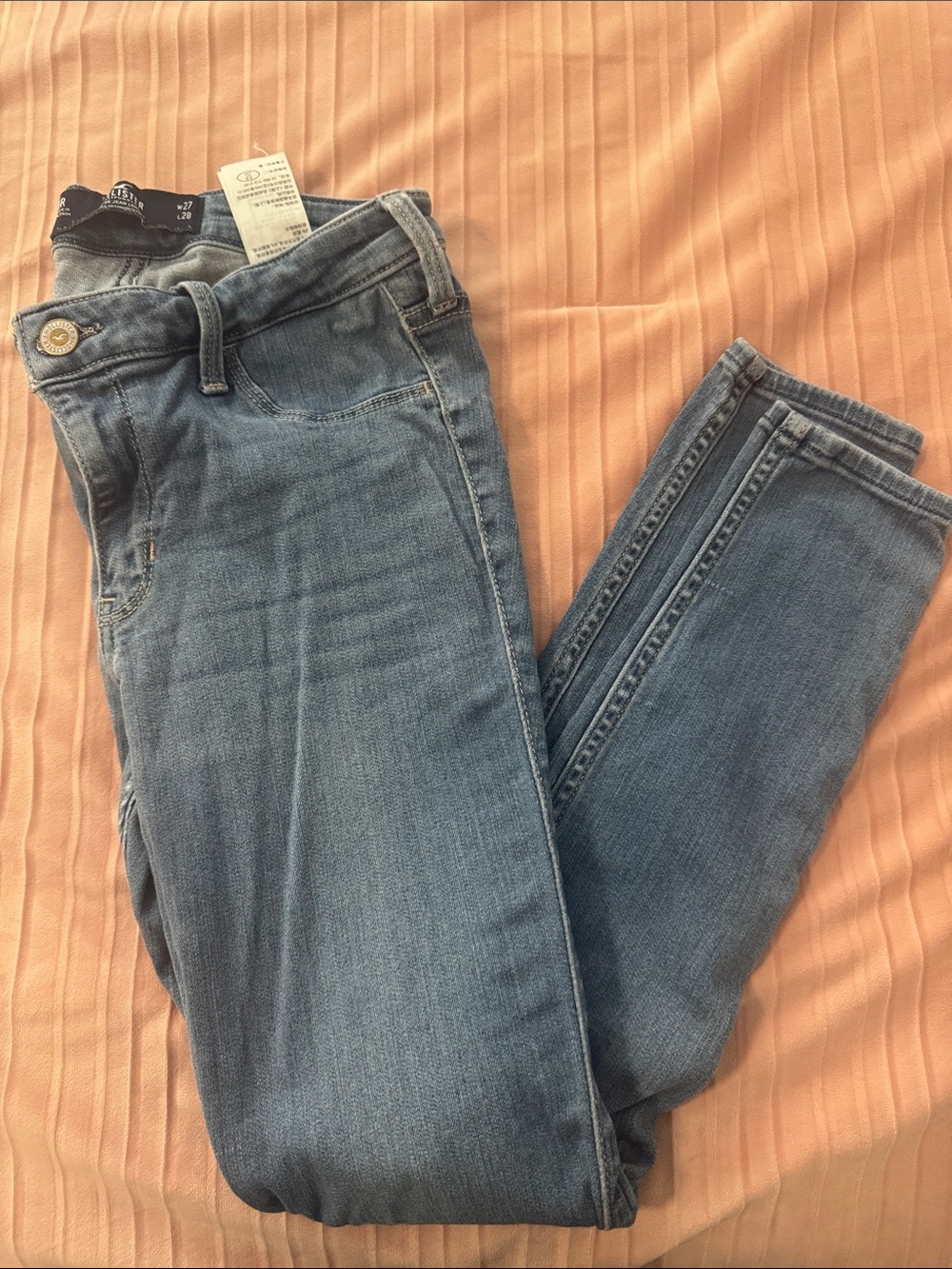 Classic Women's Light Blue Jean Leggings